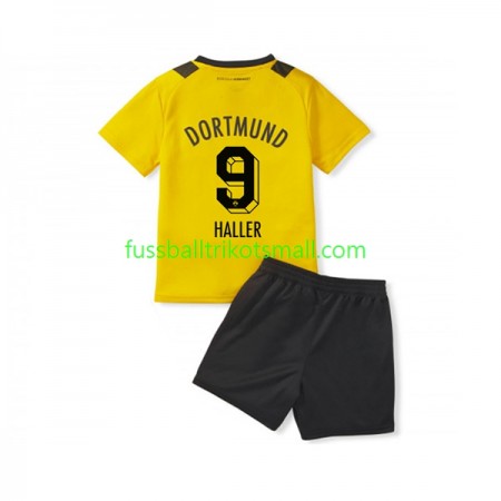 Fußballtrikots Borussia Dortmund Sebastien Haller 9 Kinder 2022-2023 Kurzarm Heimtrikotsatz kaufen